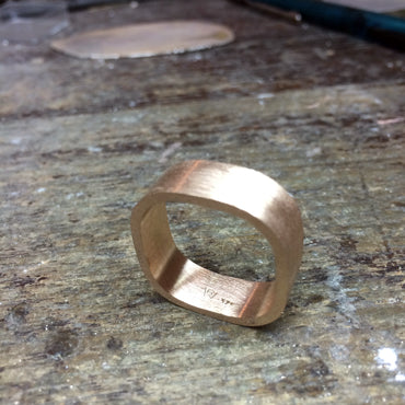 The making of Pete's wedding ring
