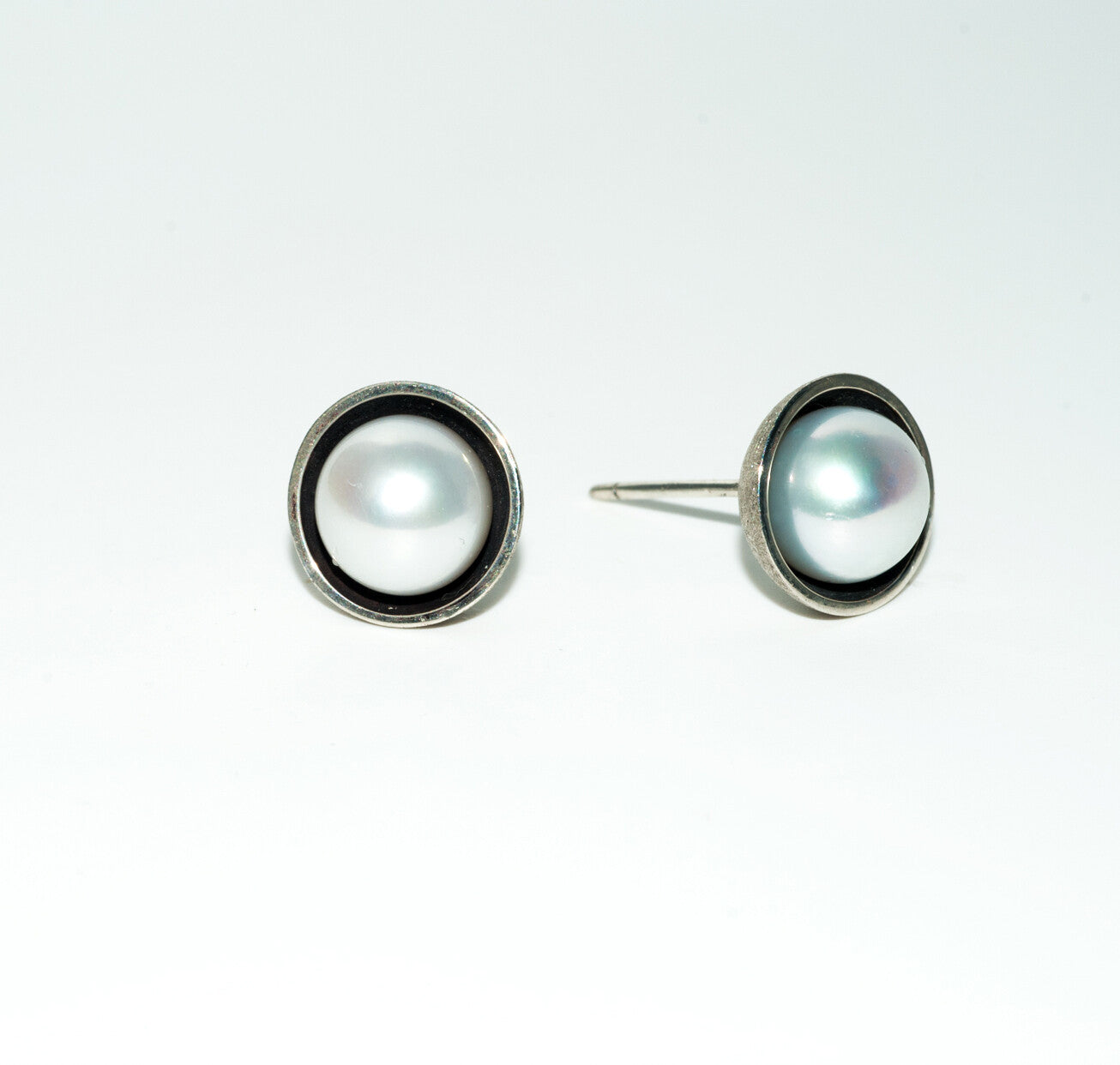 Pearl Cup Studs